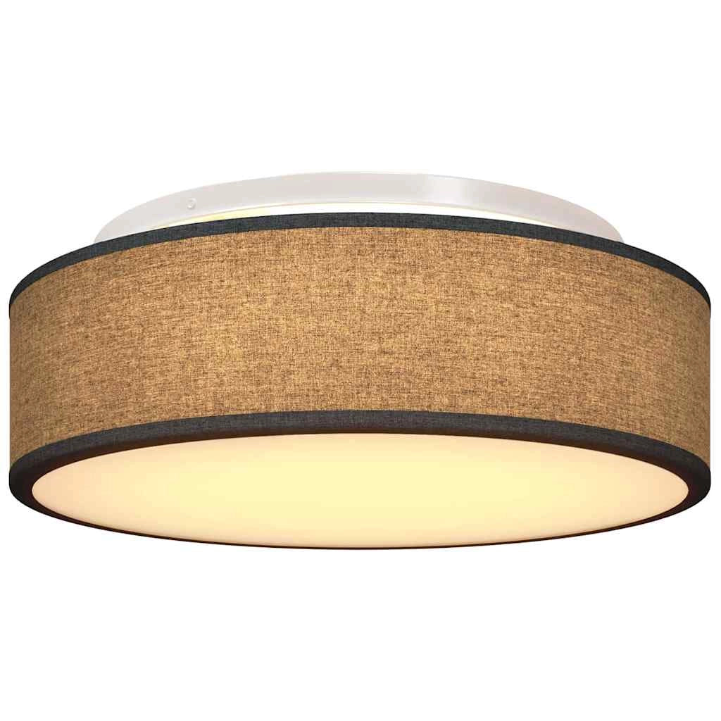 Lampada da soffitto moderna in stile minimalista faretto orientabile 38 x 38 x 13,5 cm tessuto nero 02_0058423