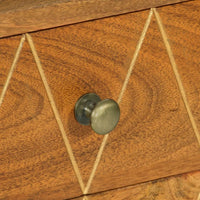 Mobile Porta TV 85x35x47 cm in Legno Massello di Mango cod mxl 63206