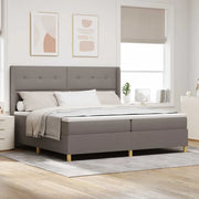 Letto a molle con strisce LED Talpa 200 x 200 cm Tessuto 3343718