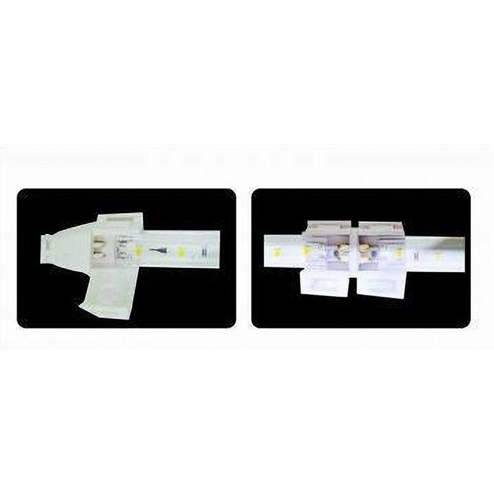 Trade Shop - Spina Per Strisce Strip Led 220v Da 16 Mm Raddrizzatore Con Presa S-16mm-220v -