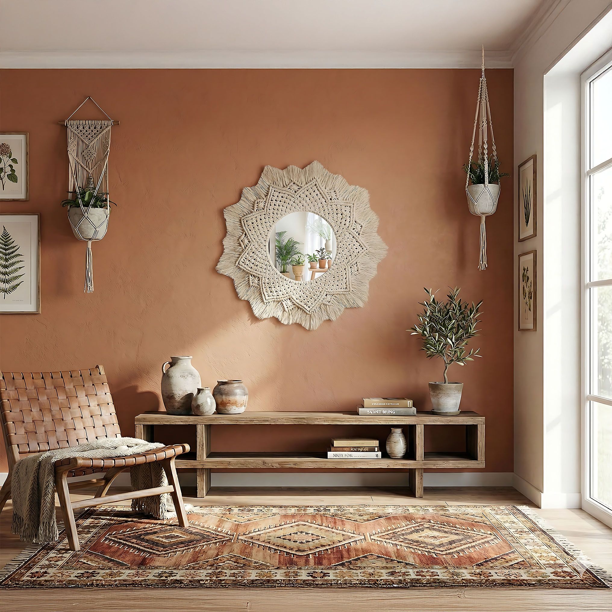 Specchio Da Parete Boho 60cm 322051