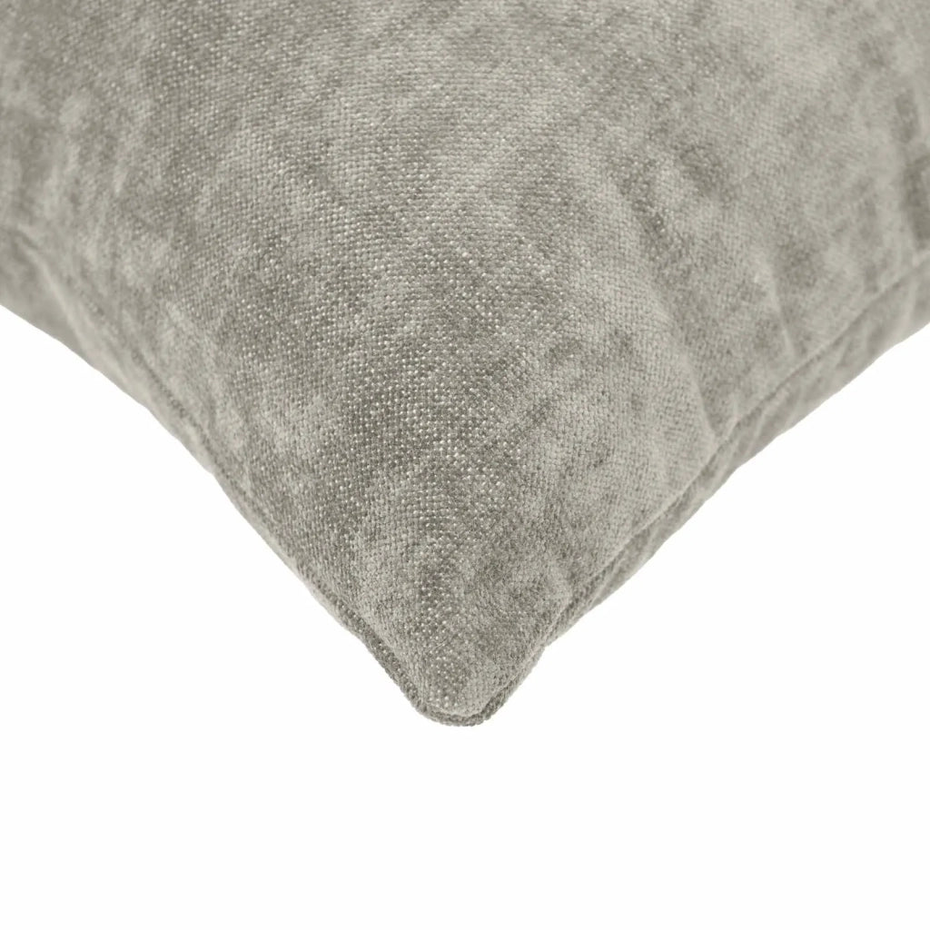 Federa 6 pcs HEERLEN Grigio Chiaro 35 x 35 cm Tessuto Chenille 908114