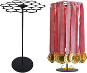 Sostegno per medaglie da ufficio, display per medaglie, hanger per medaglie multifunzionale in metallo, sostegno per medaglie da ufficio per la conservazione, 1 pezzo nero