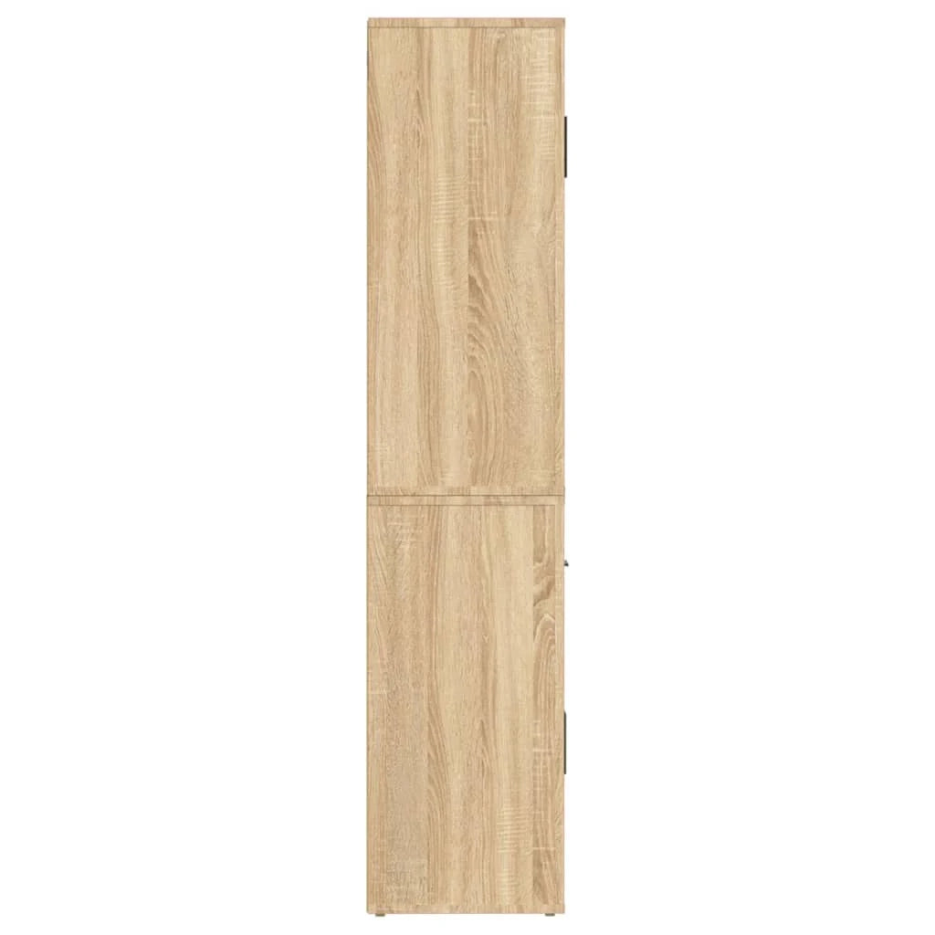 Buffet credenza cassettiera armadio mobile contenitore organizer cucina soggiorno salotto legno ingegnerizzato Sonoma alto marrone 02_0034216