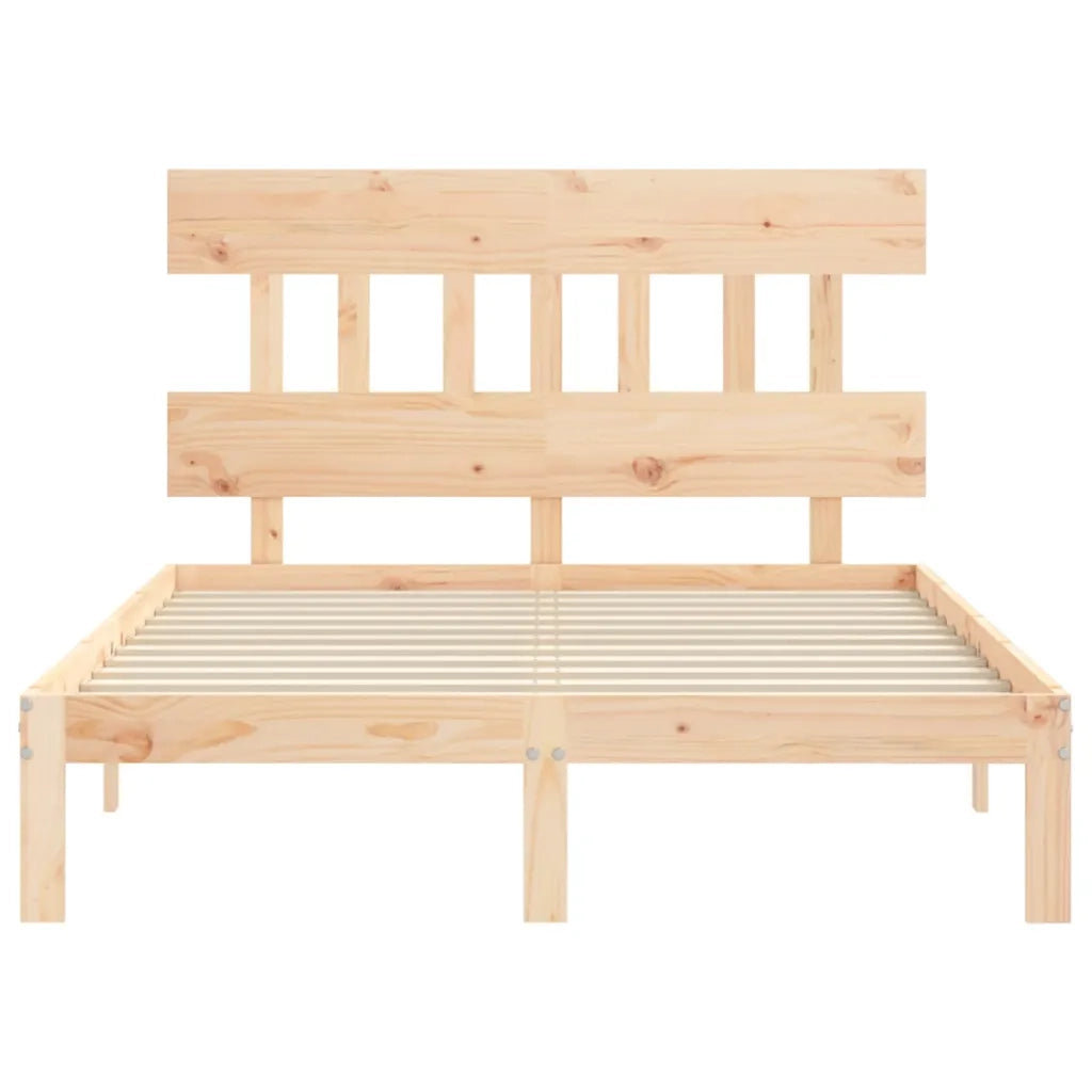 vidaXL Letto senza Materasso 140x190 cm in Legno Massello di Pino