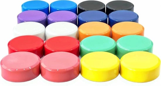 Magneti per frigorifero colorati - 20 pezzi - forti magneti mini