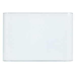 Plafoniera 2xE27 Montatura Bianca Vetro Lastra Bianco E-Energy Altea