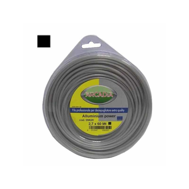 Filo Nylon Quadro Alu mm 2,7 m 60 Master Arcadia