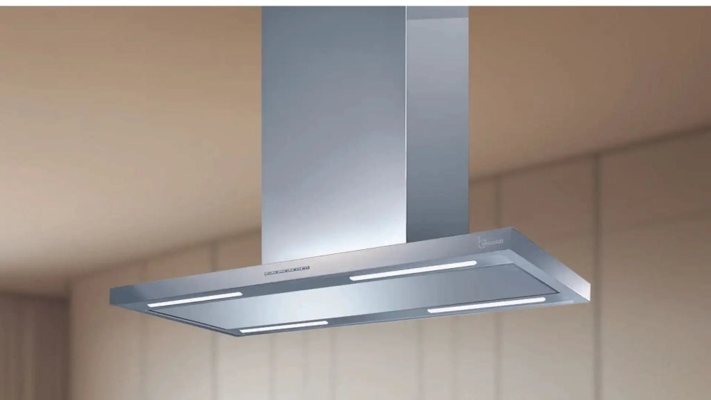 CAPPA LEA ISOLA DRY DROP cm 90x60 - Inox - 900 m3/h