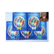 Trade Shop - Collare 125 Mm Perle Led Luminoso Sicurezza Notturna Per Cani Gatti Animali -