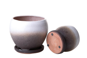 Set 4 Vasi Ø 20 14 cm Bicolore