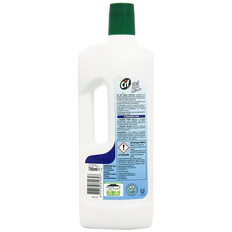 CIF GEL BAGNO BRILLANTANTE IN FORMATO DA 750ML