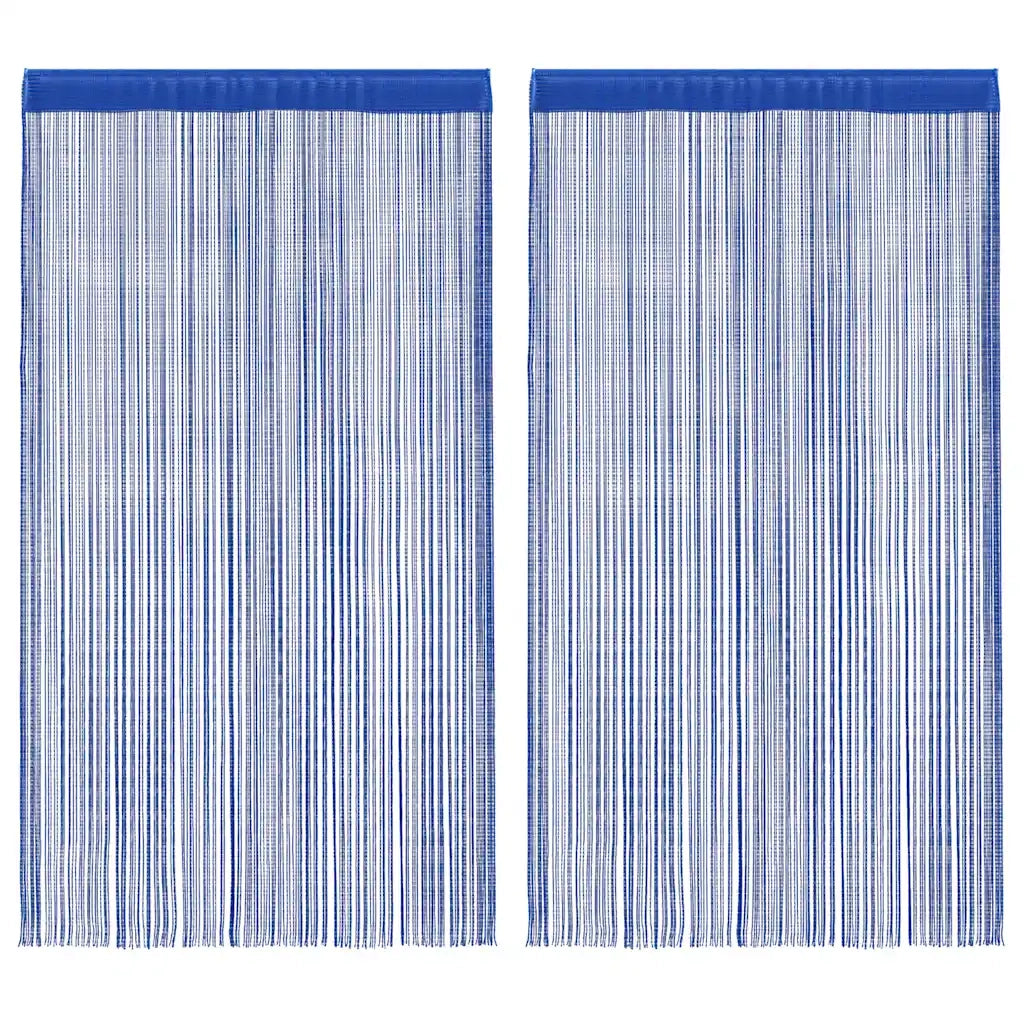 2 Pz Tende a Fili 140x250 cm Blu cod mxl 75469