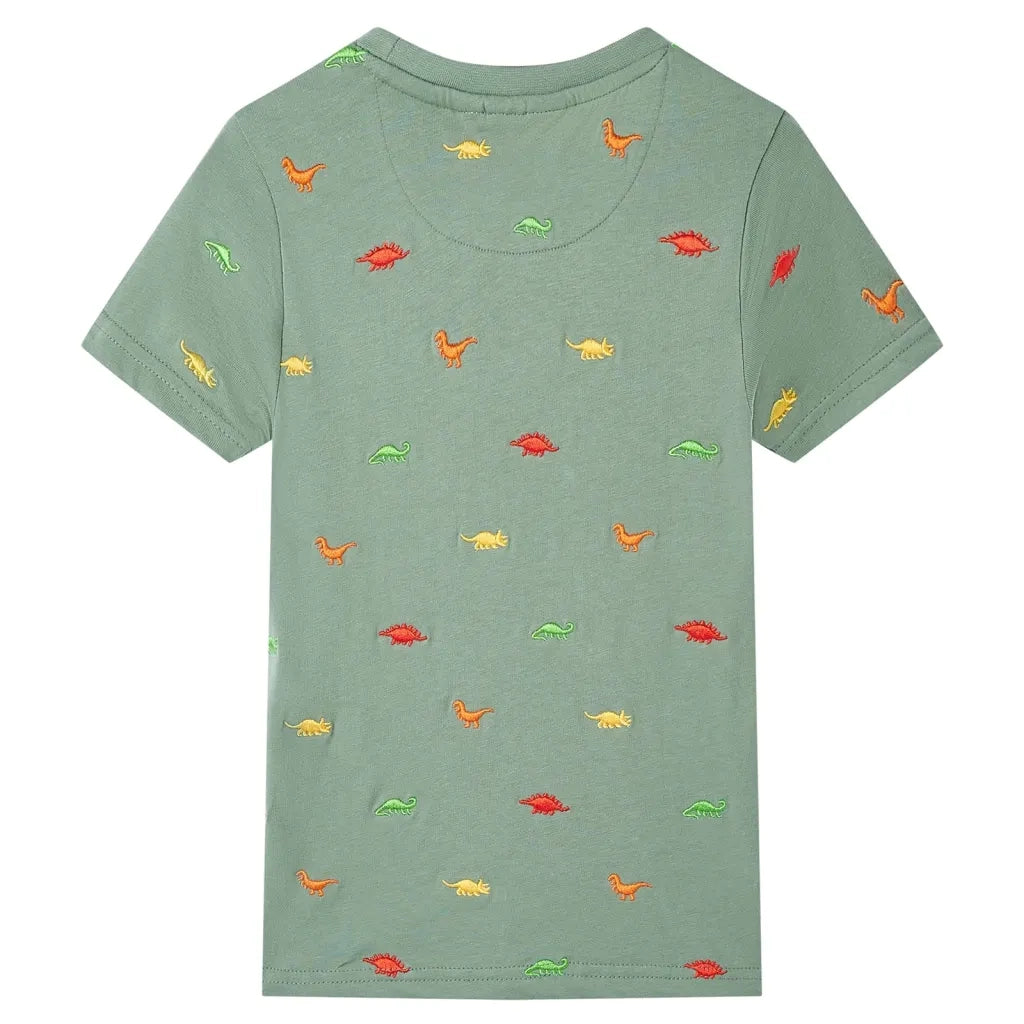 Maglietta da Bambino a Maniche Corte Cachi 116cod mxl 110445