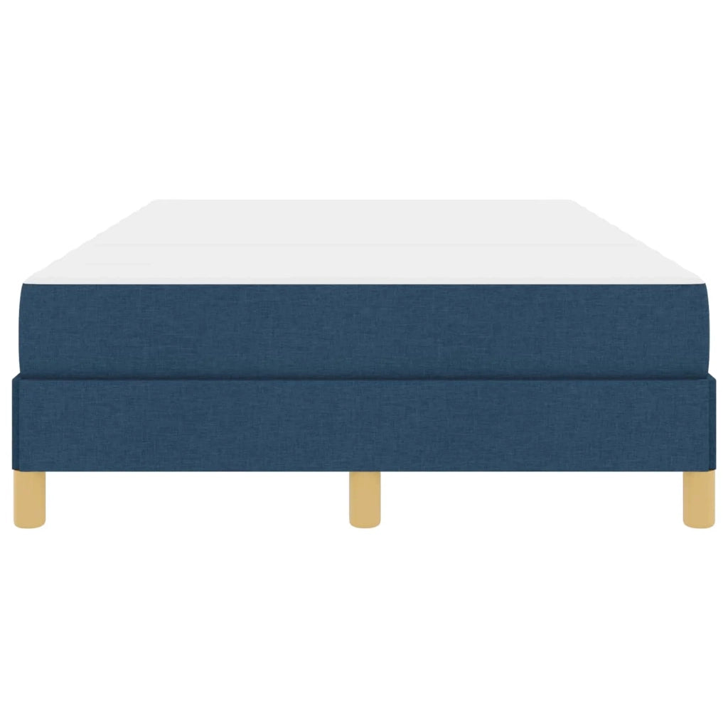 Letto a molle con materasso Blu 120 x 200 cm Tessuto