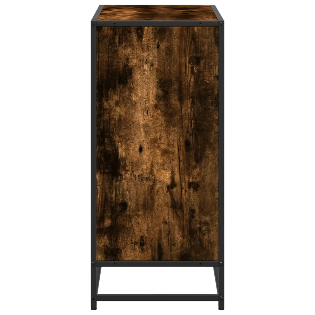 Libreria Rovere Fumo 80,5x35x76 cm in Legno Multistrato 849106