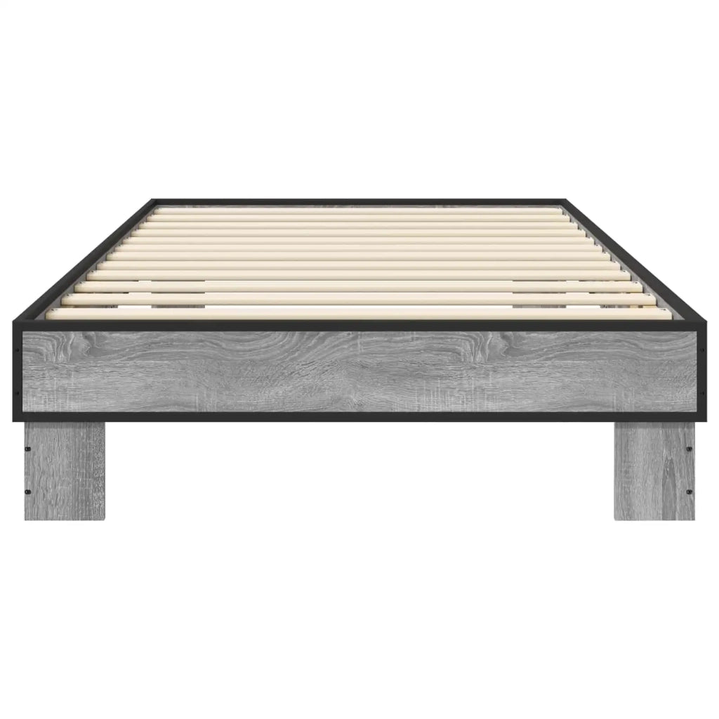 Struttura del letto Sonoma grigio 80 x 200 cm 8009132