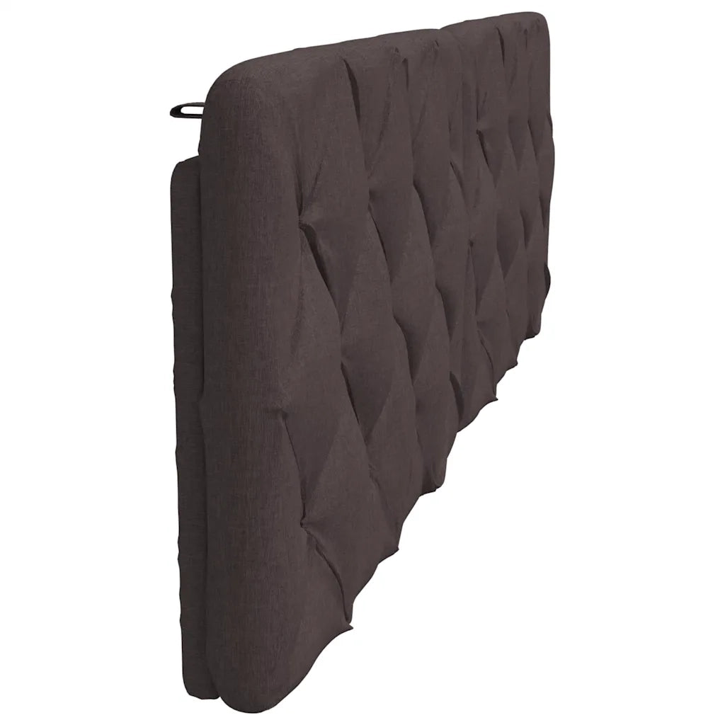 Cuscino Testiera Marrone Scuro 180 cm in Tessuto 4019236