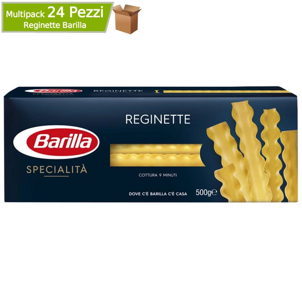 Barilla pasta reginette specialita' napoletane multipack 24 confezioni da 500 grammi cadauna
