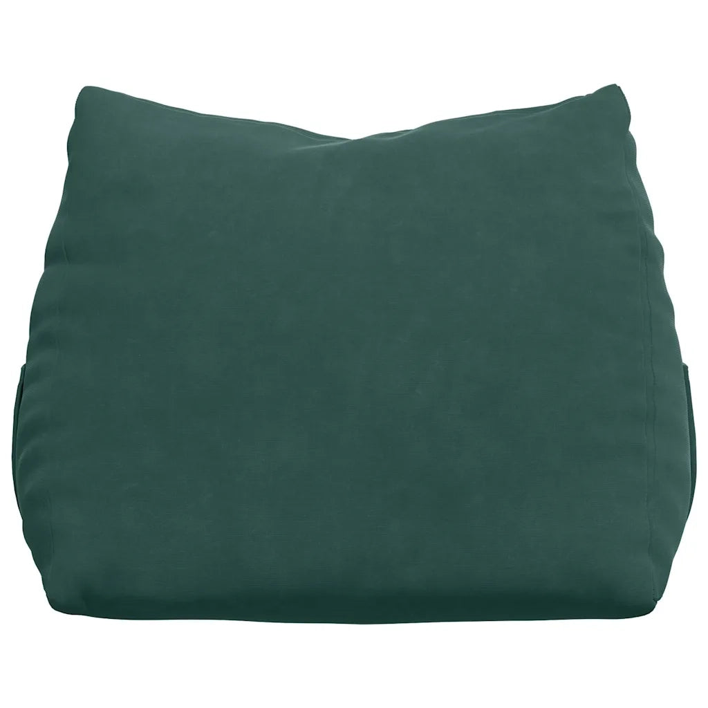 Cuscino per Schiena | Cuscino dorsale Verde Scuro 45 x 20 x 35 cm