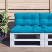 vidaXL Cuscino per Pallet Blu Chiaro 80x40x12 cm in Tessuto