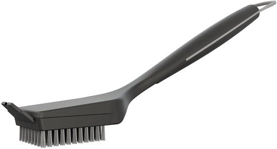 Spazzola per griglia con setole in nylon - efficace e duraturo - 1 pezzo - nero