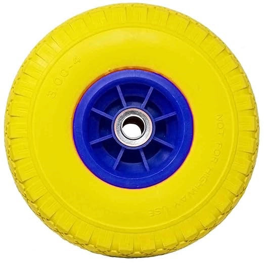 RUOTA IN POLIURETANO PER CARRELLI CON DISCO IN PLASTICA IDEAL STAR 260x85 mm - portata 120 kg - IDEAL STAR