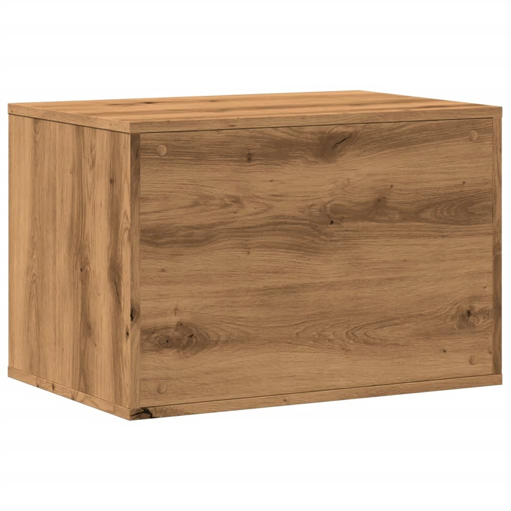 Mobiletto per lettiera per gatti fatto a mano 60 x 40 x 40 cm marrone 02_0043307