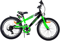 Bicicletta MTB Ragazzo 20” 7V in Metallo Sportivo Verde