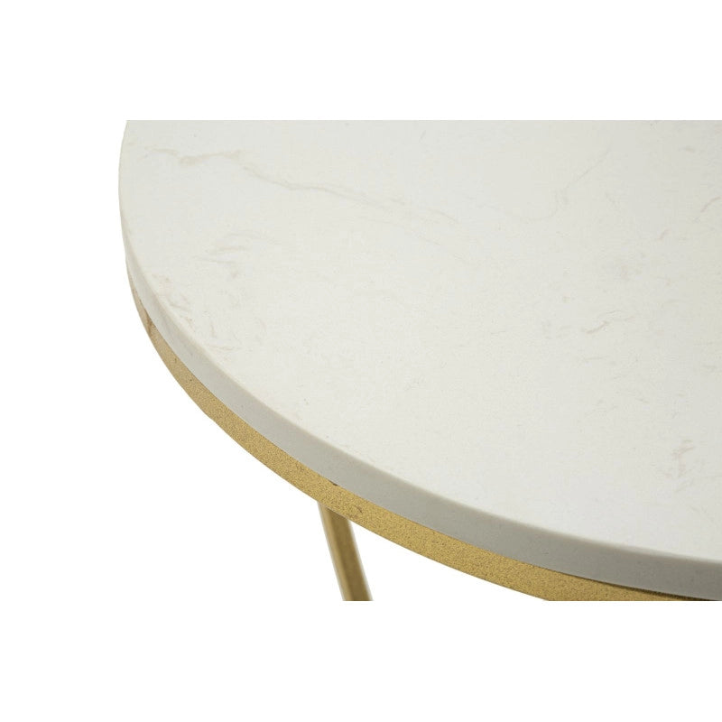 Tavolinetto Heart Oro cm ø 40x45,5