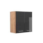 Vicco Pensile da cucina Antracite lucido 60 cm