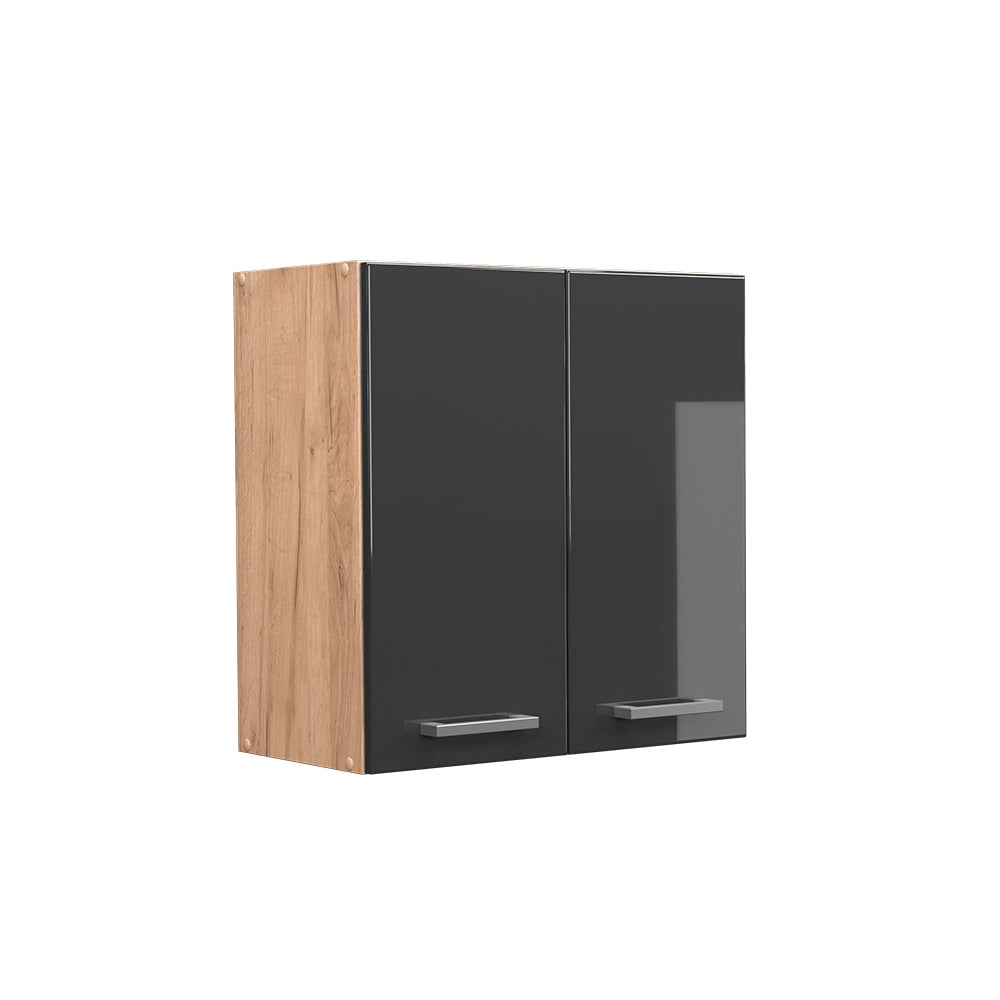 Vicco Pensile da cucina Antracite lucido 60 cm