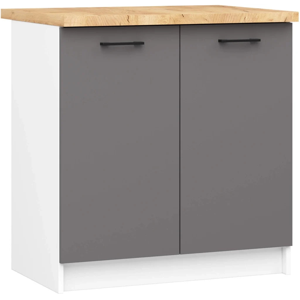 Piano di lavoro per cucina bassa AKORD S80 OLIWIA Rovere Craft 80 cm 80×60×3,2 cm