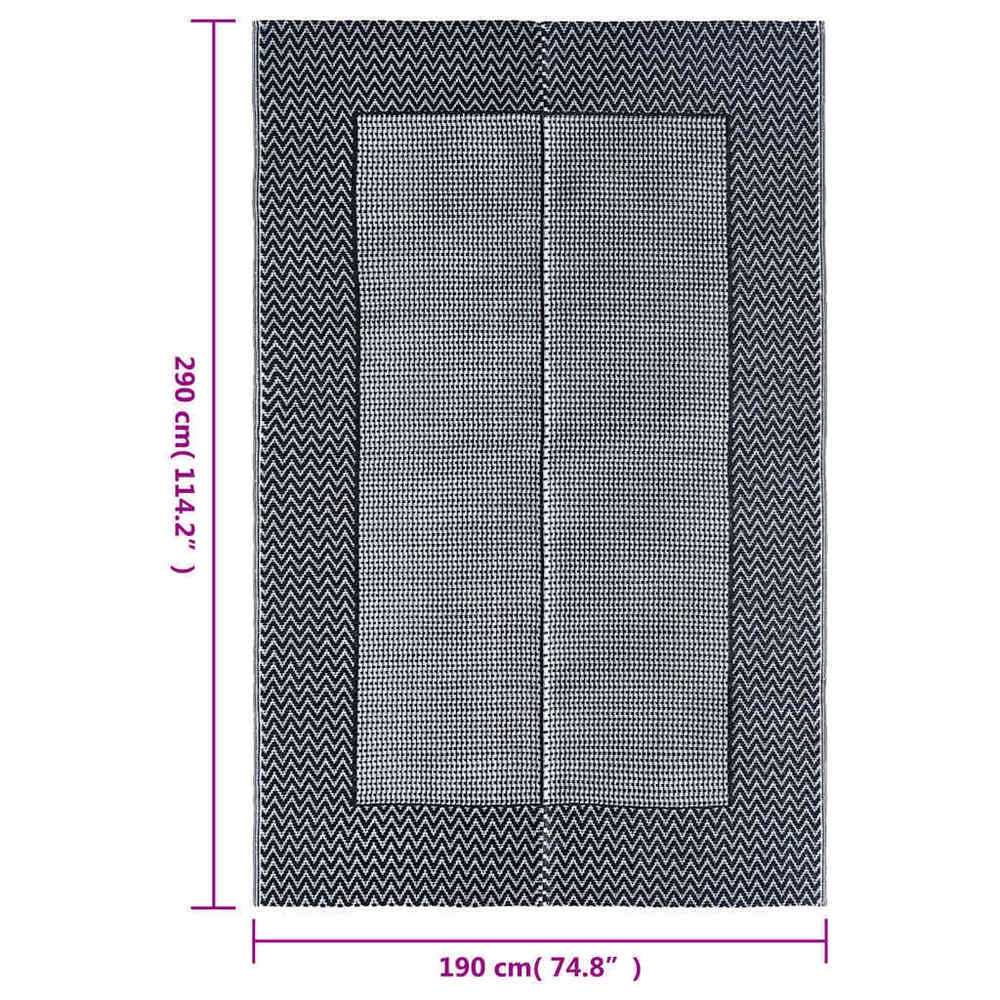 Outdoor Carpet ARAKIL Gray 190x290 Cm PP