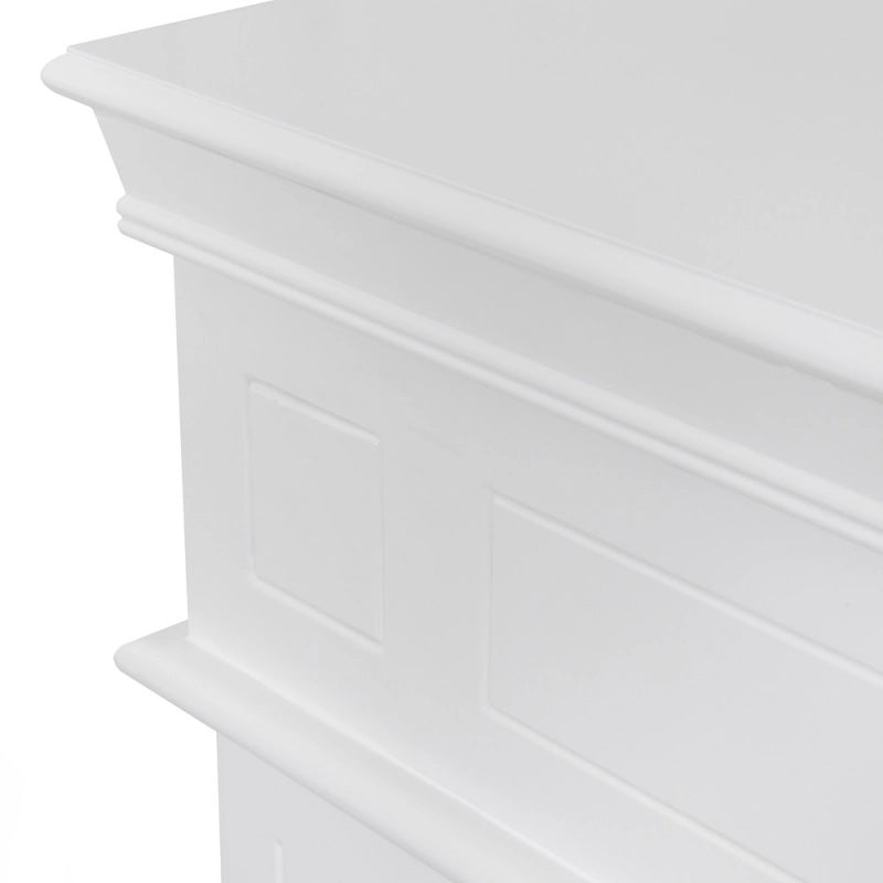 Camino a bioetanolo biocamino da terra Cambridge in legno Bianco 110x37x102h