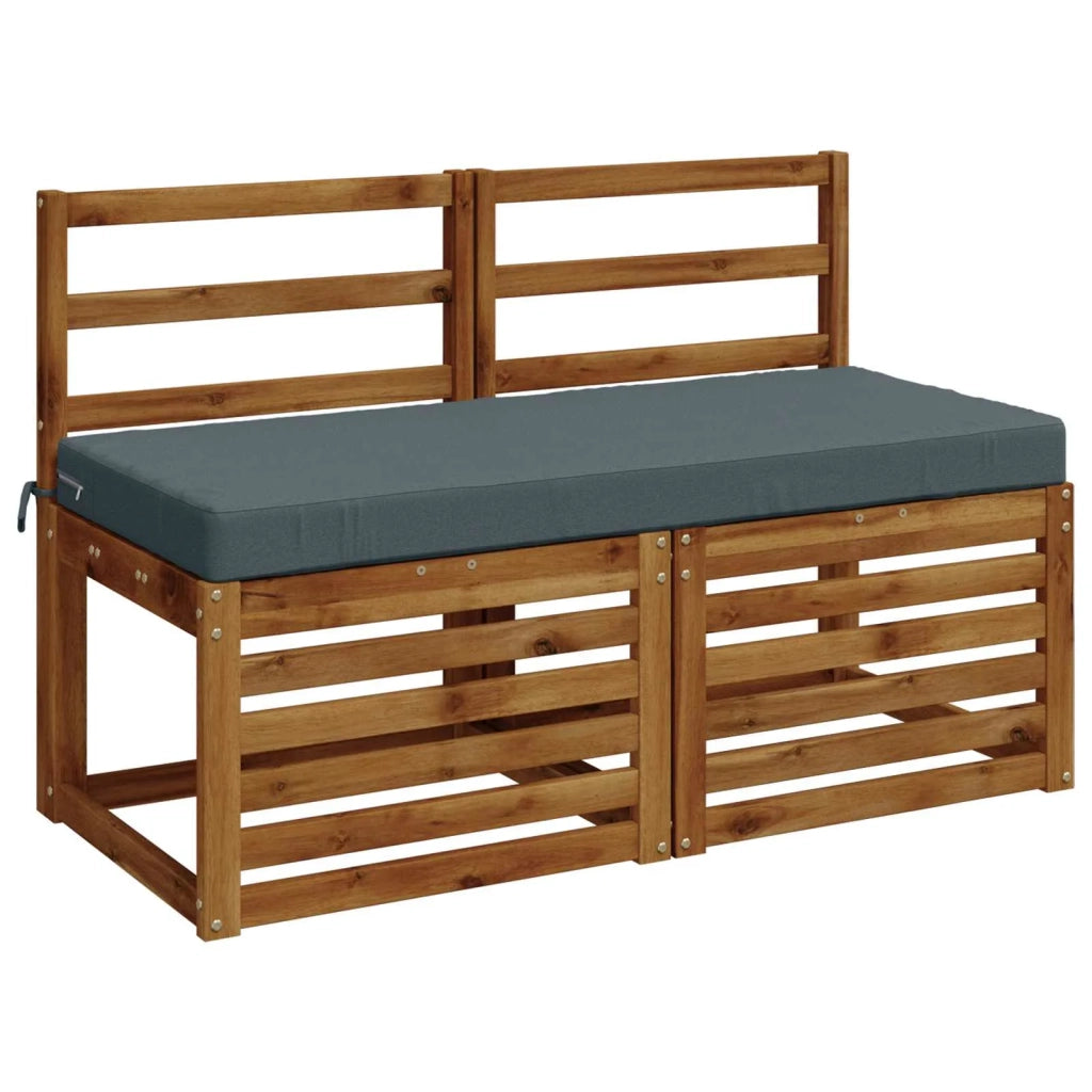 Cuscini per Panchina a 2 Pezzi SOEST 2 pz 100% Poliestere Blu 950193