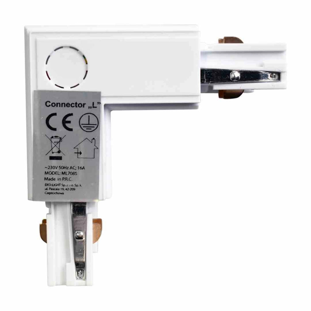Milagro Connettore per sistema a binario ML7085 bianco