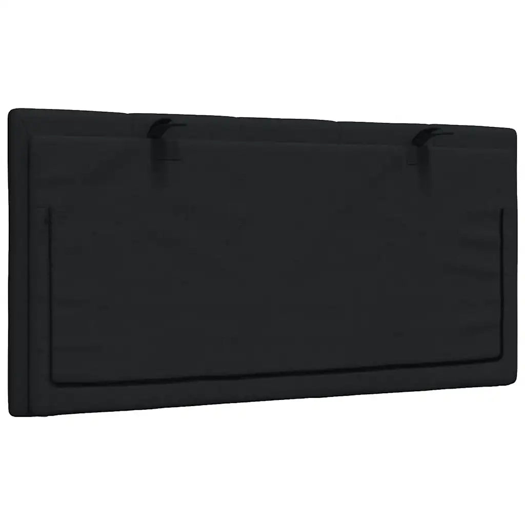 Cuscino Testiera Hanko Nero 100 cm in Tessuto CFW6428046