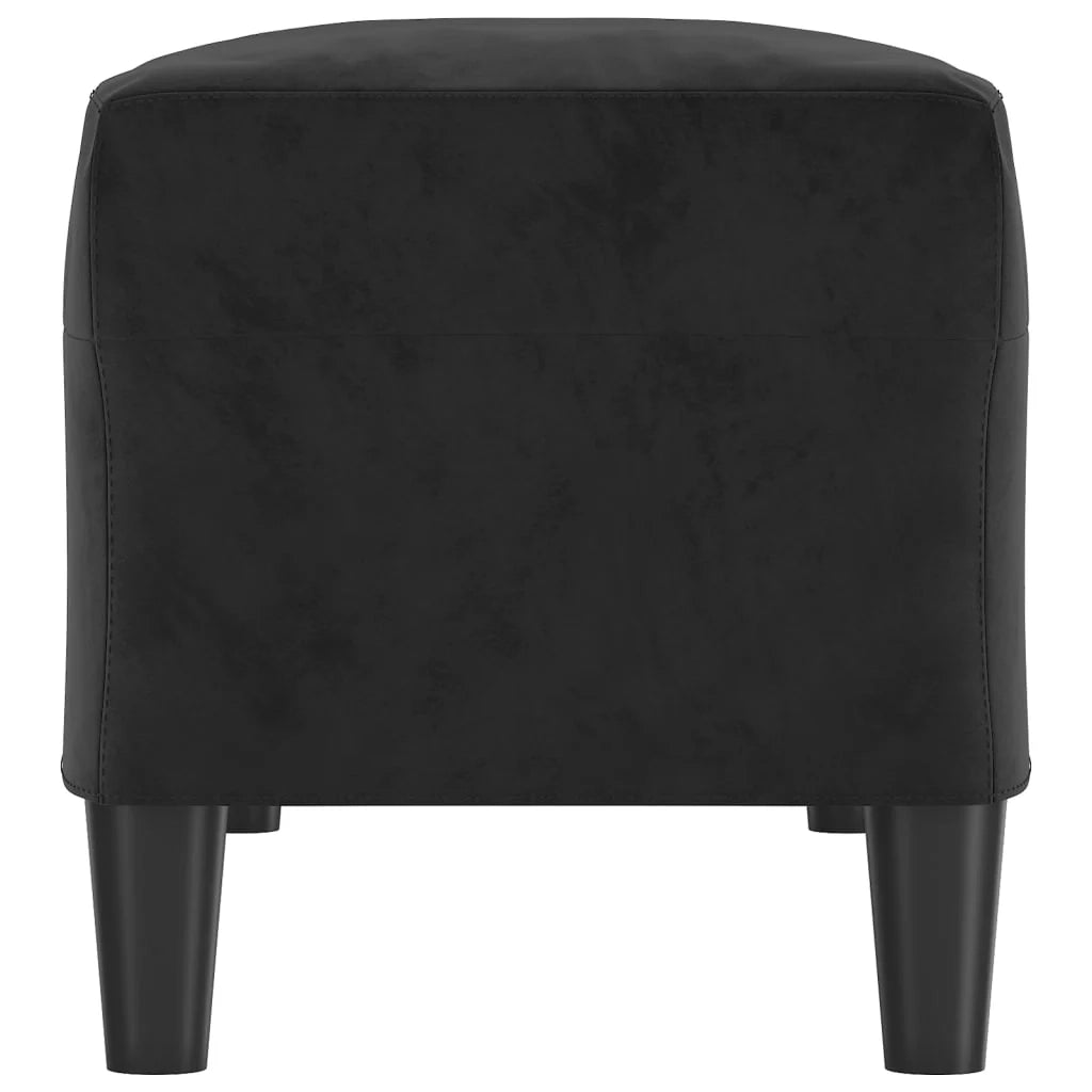 Panca/panca 100 x 35 x 41 cm velluto nero 02_0010557