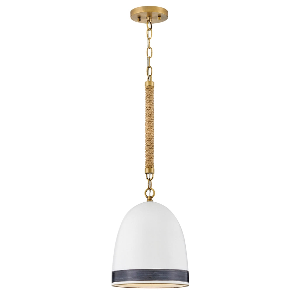 Lampada a sospensione Hinkley Nash ottone ceramica E27