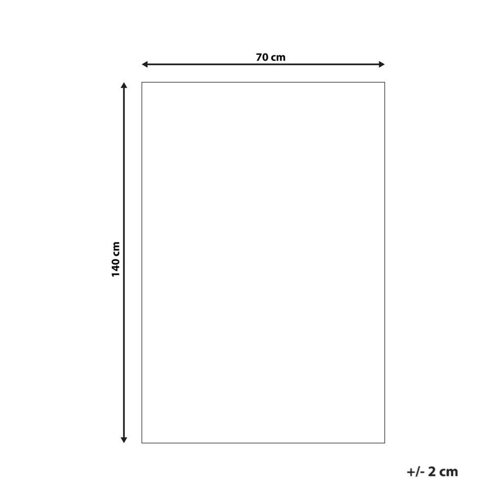 Tappetino antiscivolo per tappetino antiscivolo bianco 70 x 140 cm tagliabile