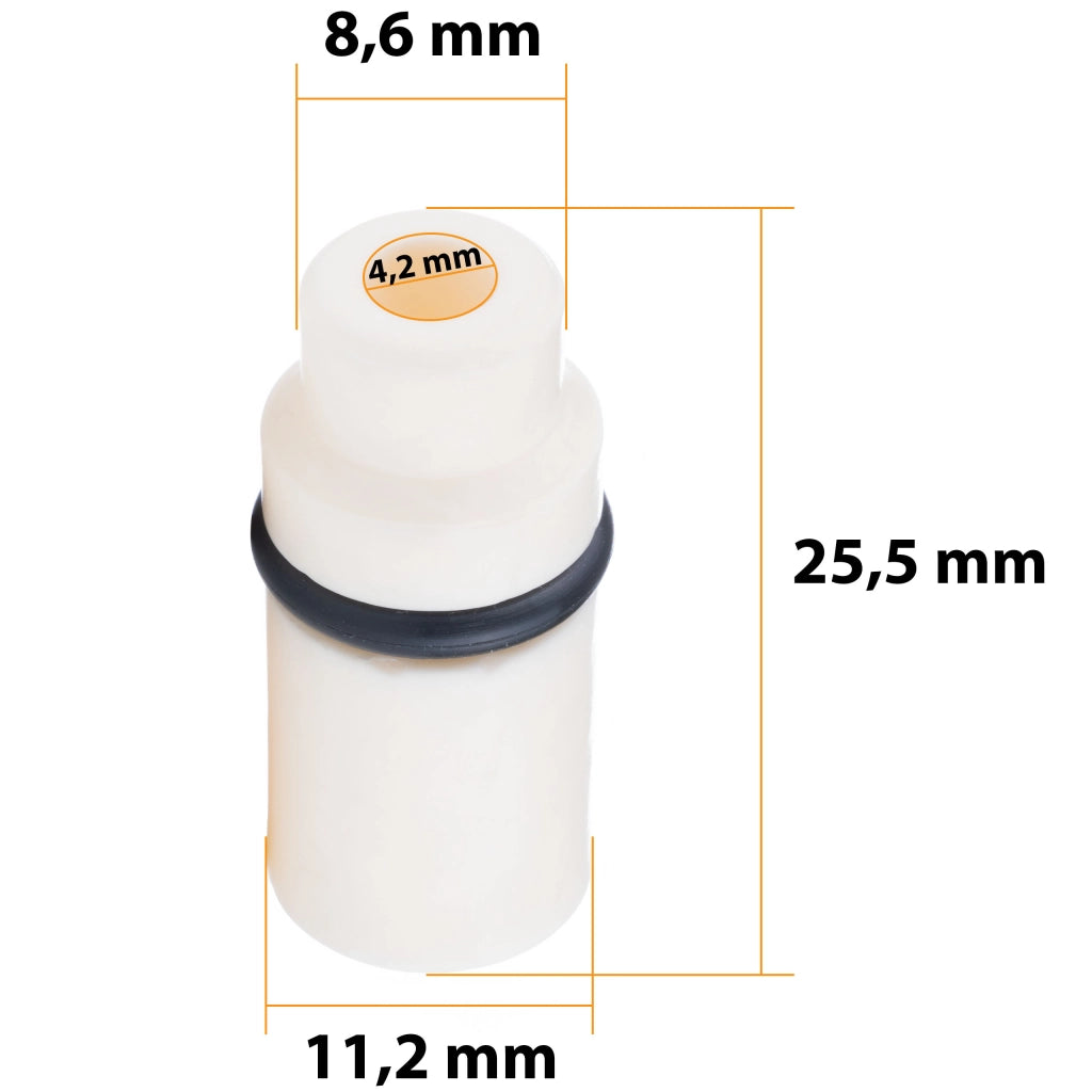 Ugello di Sabbiatura in Ceramica – Alta Qualità e Durata | Dimensioni: 8,6 mm x 25,5 mm x 11,2 mm