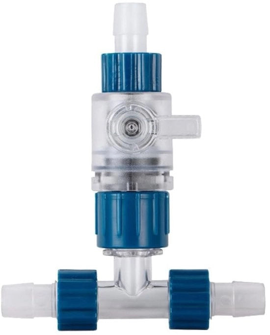 Connettore per acquario 3 vie - Connettore per filtro acquario - Adattatore per tubo - Demontaggio rapido - 12 mm/16 mm/20 mm - Materiale ABS termoresistente - Connettore per acquario