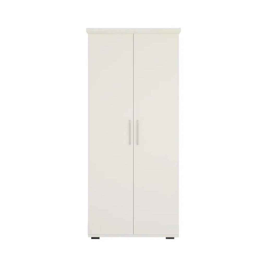 Armadio TOM 2 porte e 2 cassetti bianco 80 cm