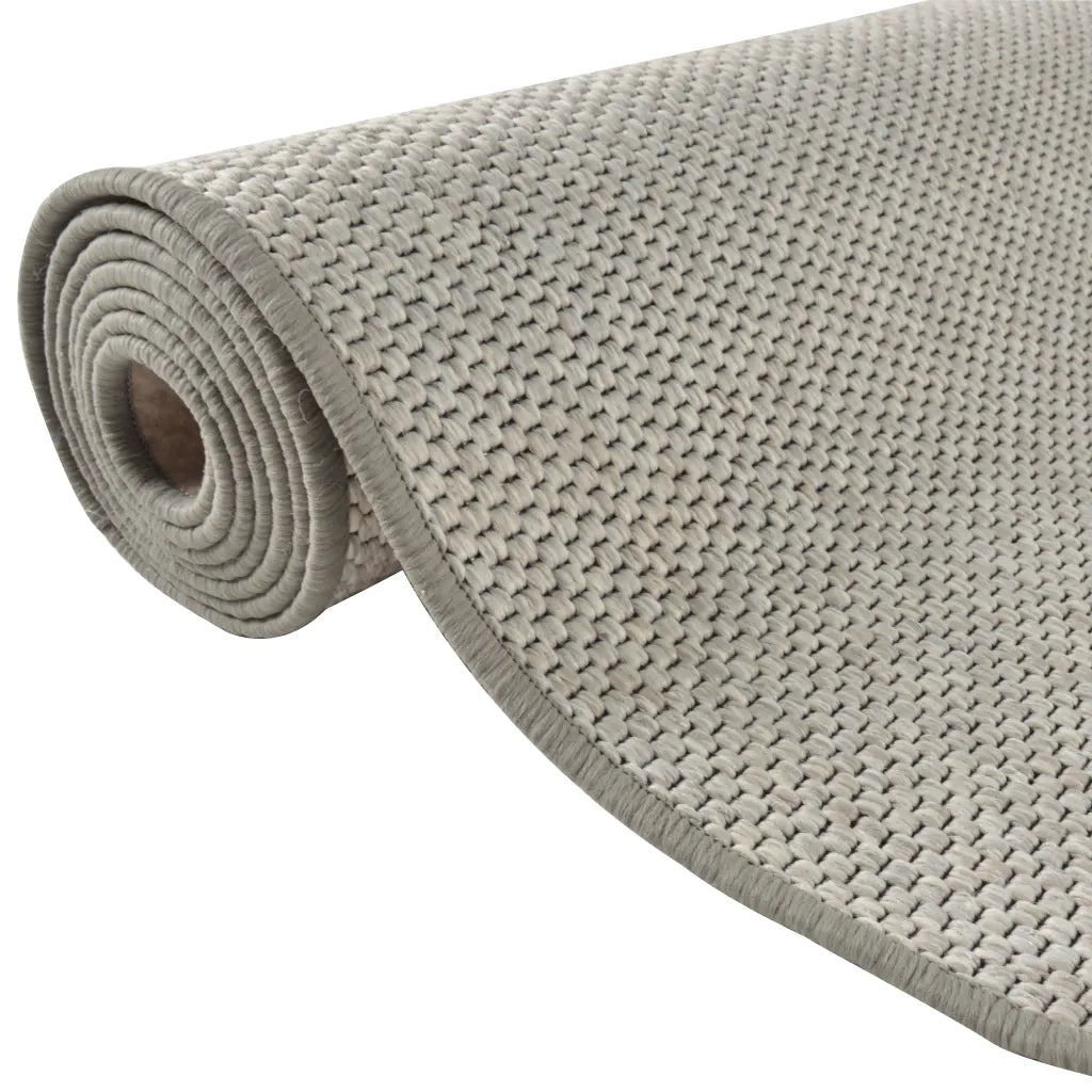 Tappeto del soggiorno | Tappeto Corsia Aspetto Sisal Platina 80x200 cm