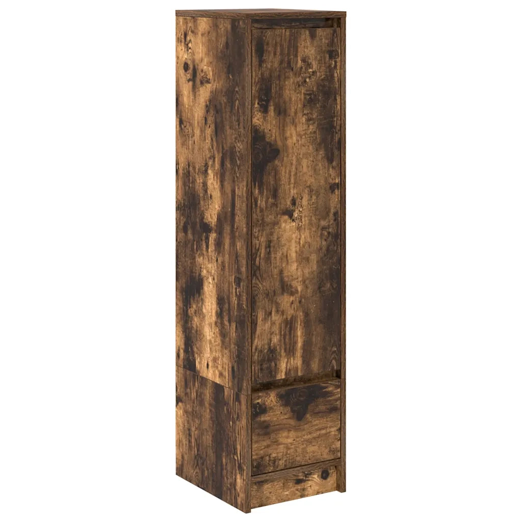 Credenza Rovere Fumo 29,5x34x119,5 cm in Legno Multistrato 861656