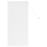 Tendaggi a Veneziana | Tenda a lamelle Bianco 130 x 60 cm Alluminio