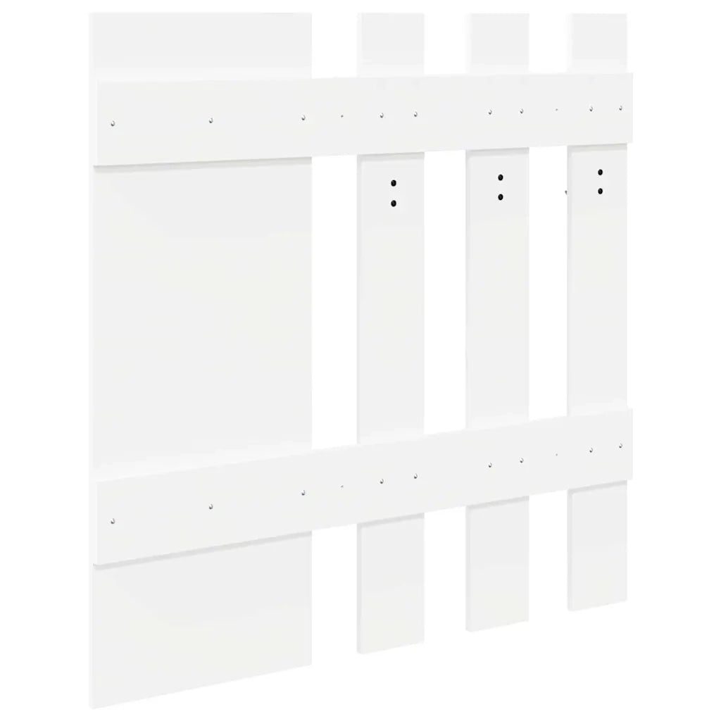 Appendiabiti a muro Bianco 100 x 10 x 100 cm Legno multistrato 874507