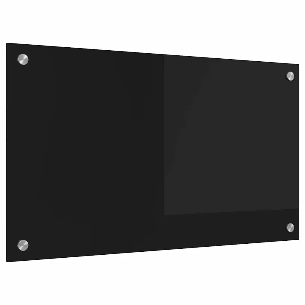 Schienale da cucina Nero 70 x 40 cm vetro temperato CFW6380412