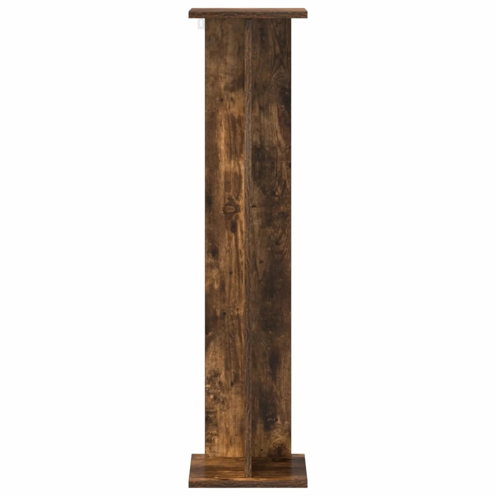 Supporto per piante 2 pcs Quercia Affumicata 899635